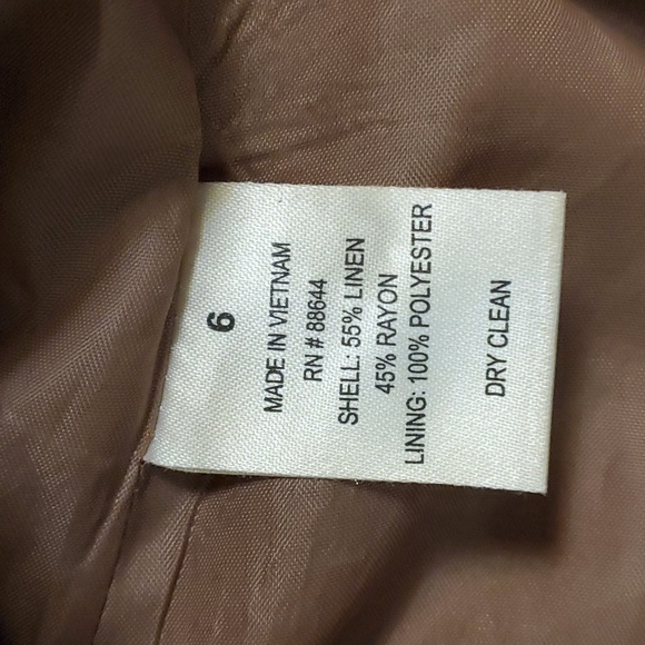 Linen Jacket Top - Picture 7 of 9